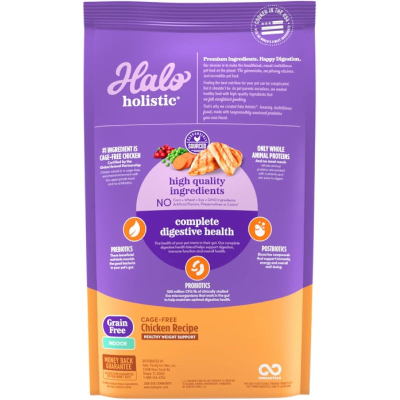 Halo Holistic Weight Control Grain Free Indoor Cat Dry Food HALO