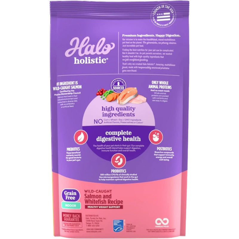 Halo Holistic Grain Free Weight Control Indoor Cat Food HALO