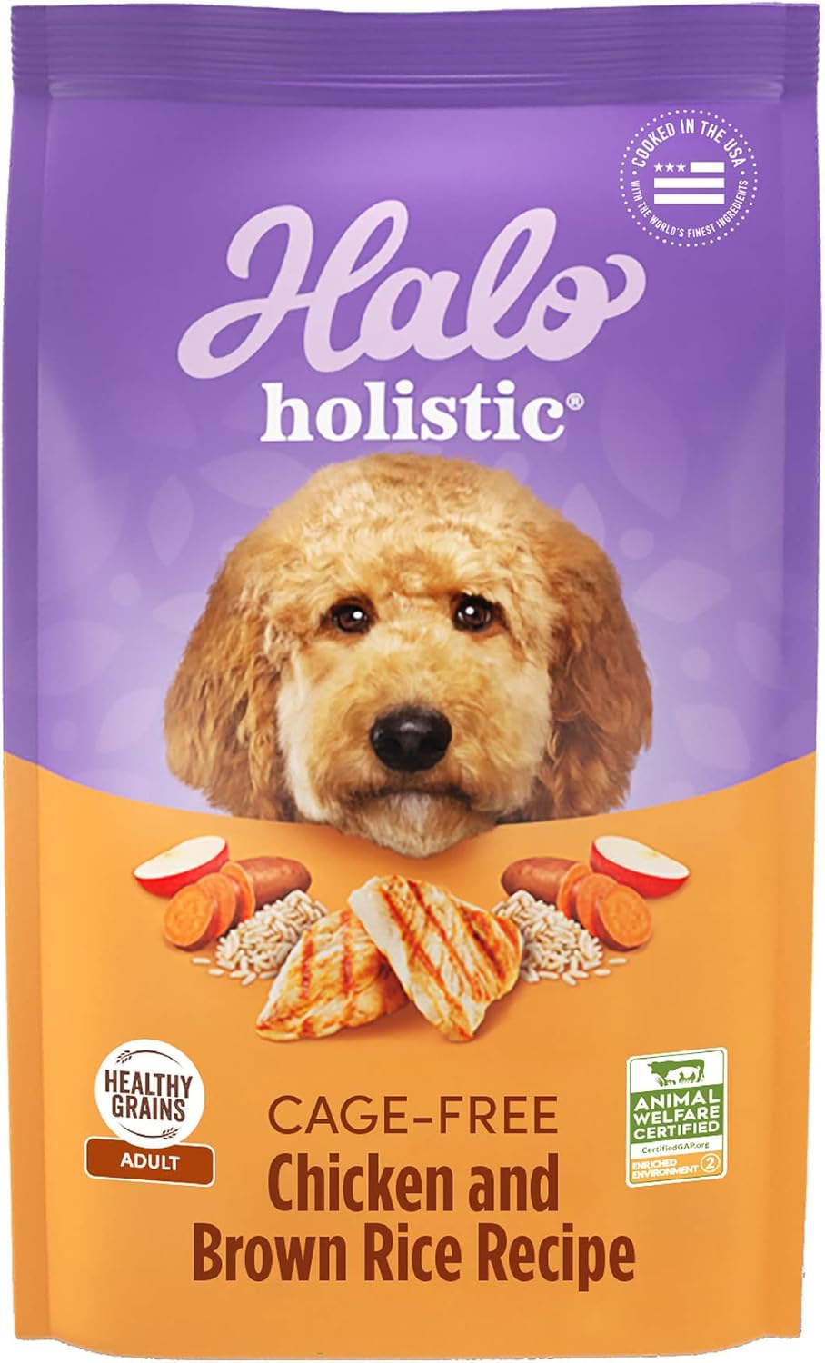 Halo Holistic Healthy Grains Adult Dog Dry Food HALO