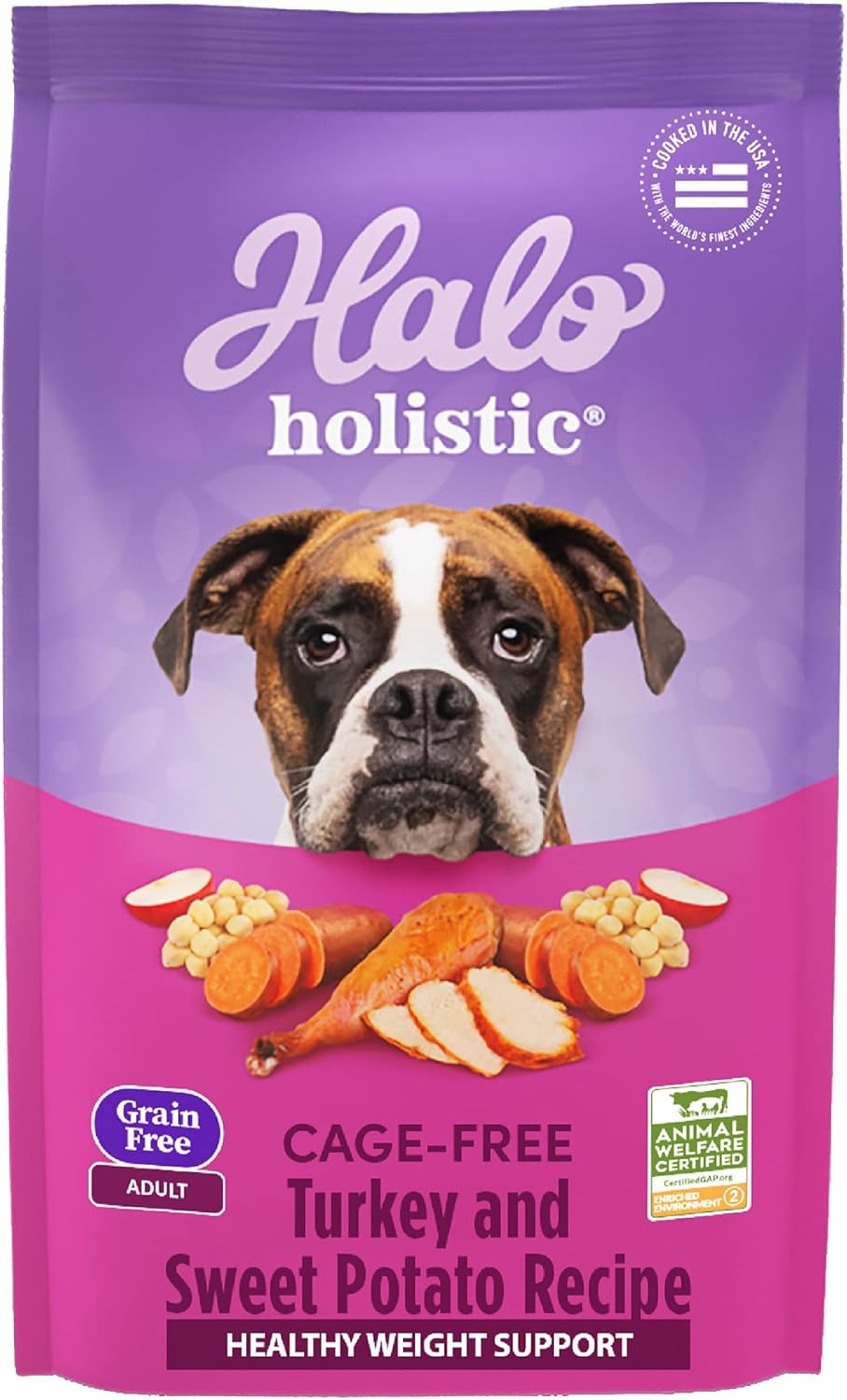Halo Holistic Weight-Control Grain Free Adult Dog Dry Food HALO