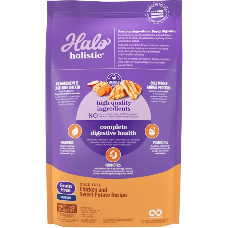 Halo Holistic Grain Free Senior Dog Dry Food HALO