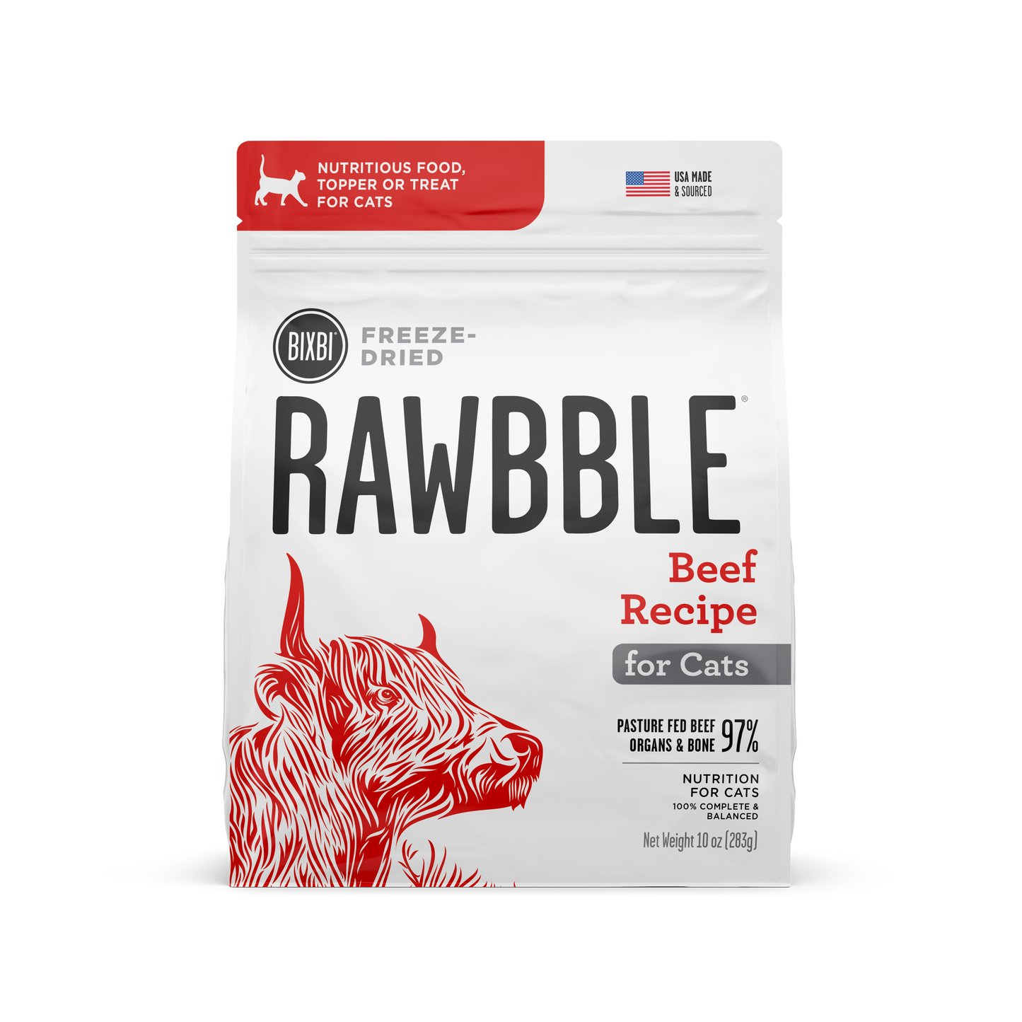 BIXBI Rawbble Indoor Healthy Freeze-Dried Cat Treat BIXBI
