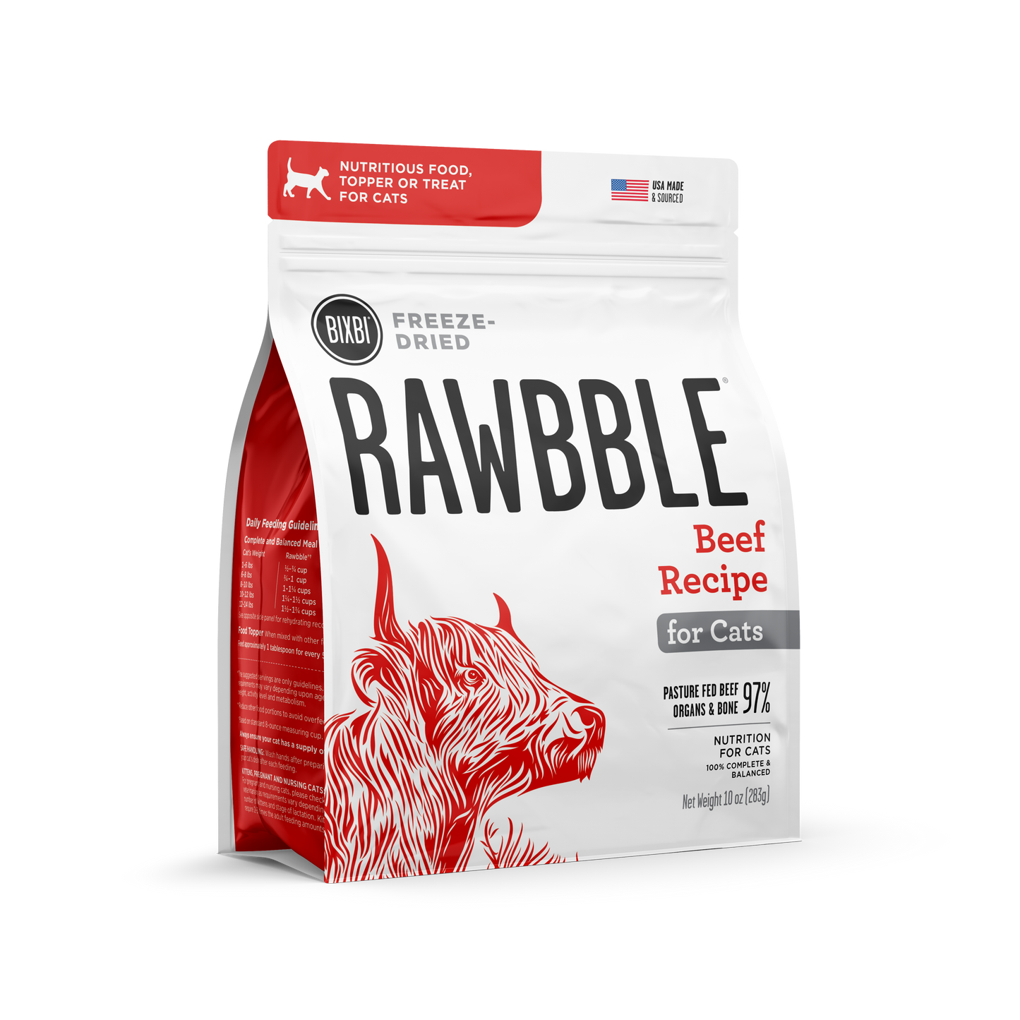 BIXBI Rawbble Indoor Healthy Freeze-Dried Cat Treat BIXBI