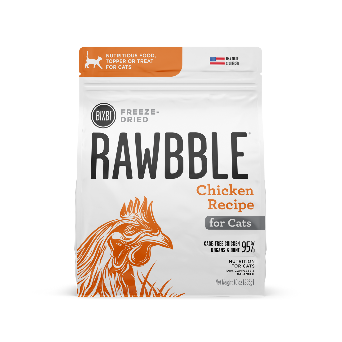 Bixbi Rawbble Digestive Health Sensitive Freeze-Dried Cat Treat BIXBI