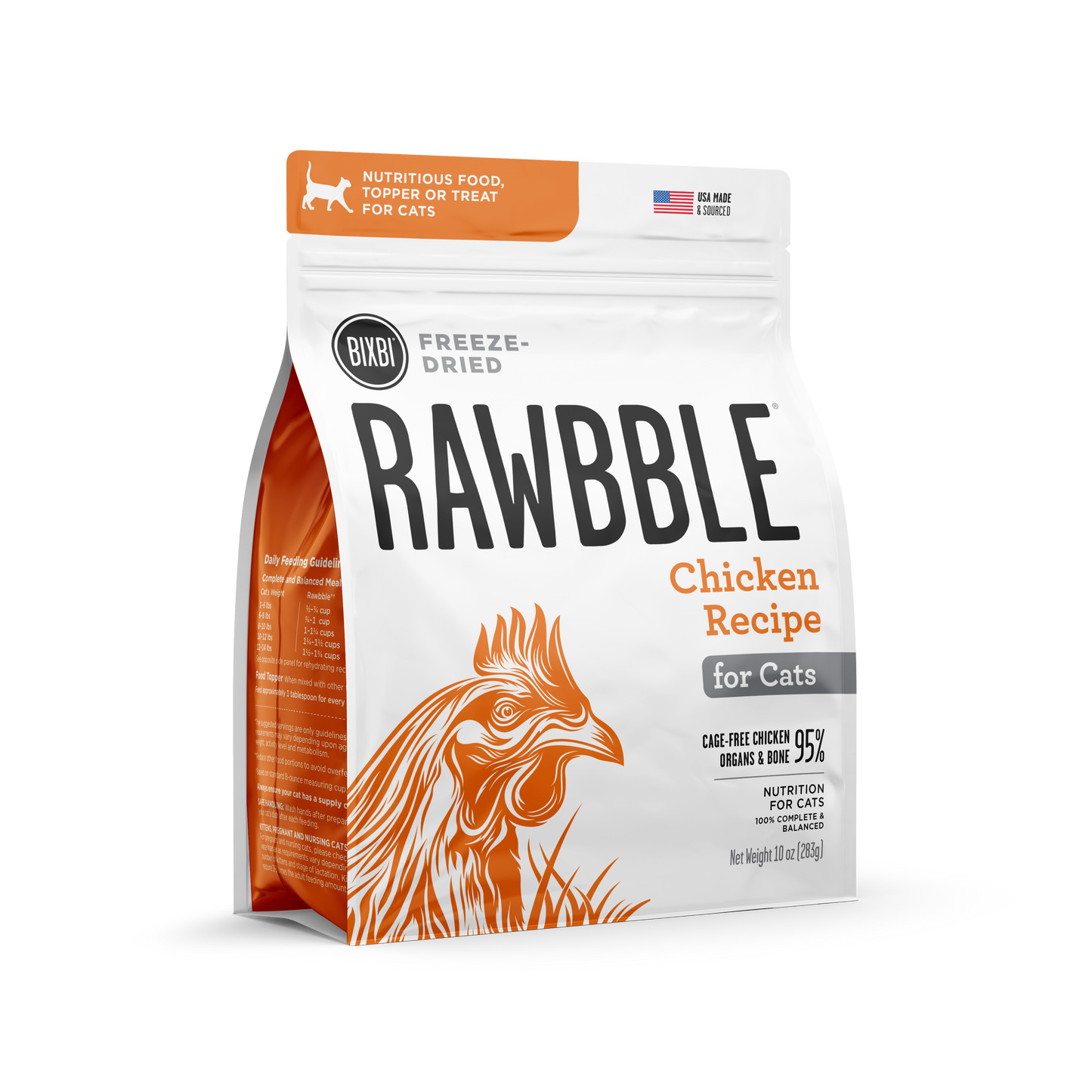 Bixbi Rawbble Digestive Health Sensitive Freeze-Dried Cat Treat BIXBI