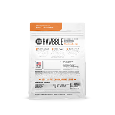 Bixbi Rawbble Digestive Health Sensitive Freeze-Dried Cat Treat BIXBI