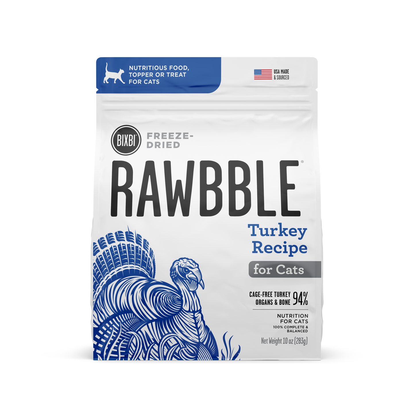 Bixbi Rawbble Digestible Health Freeze-Dried Cat Treat BIXBI