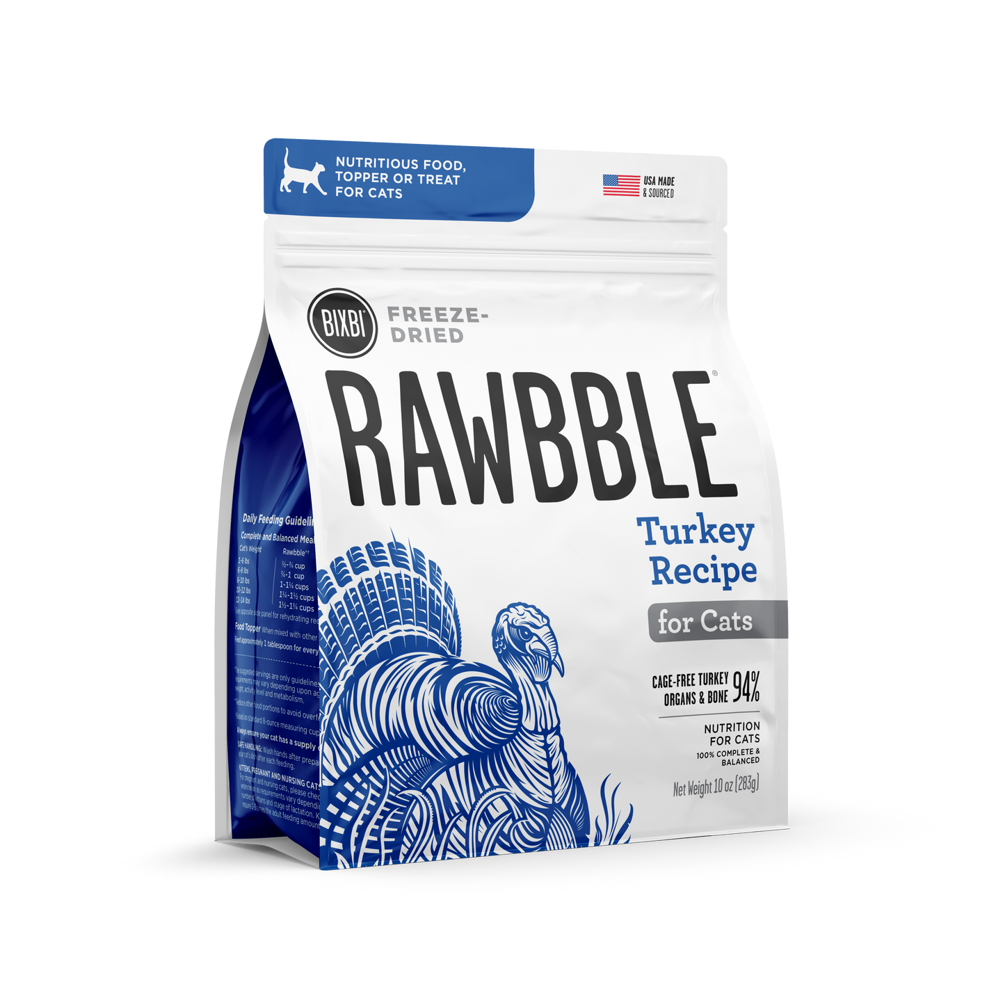 Bixbi Rawbble Digestible Health Freeze-Dried Cat Treat BIXBI