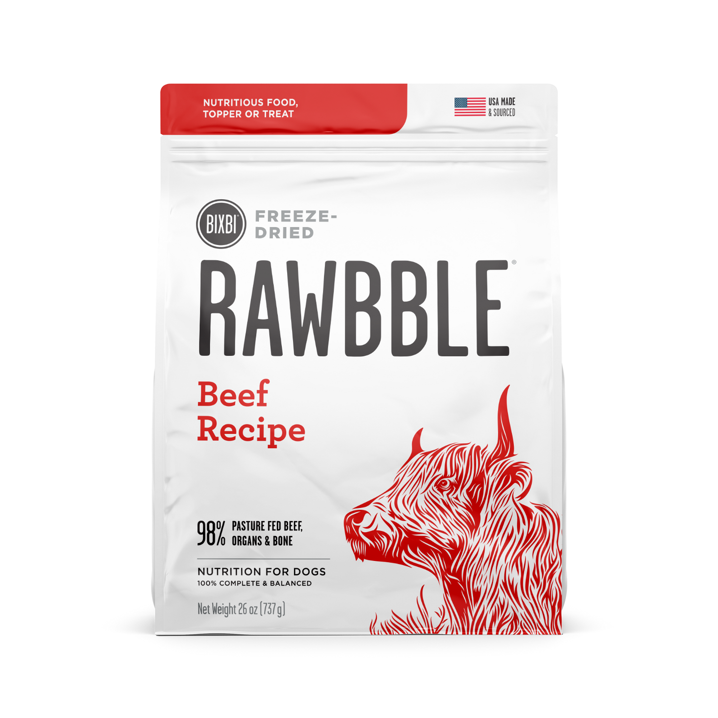 Bixbi Rawbble Nautral Freeze-Dried Dog Treat BIXBI