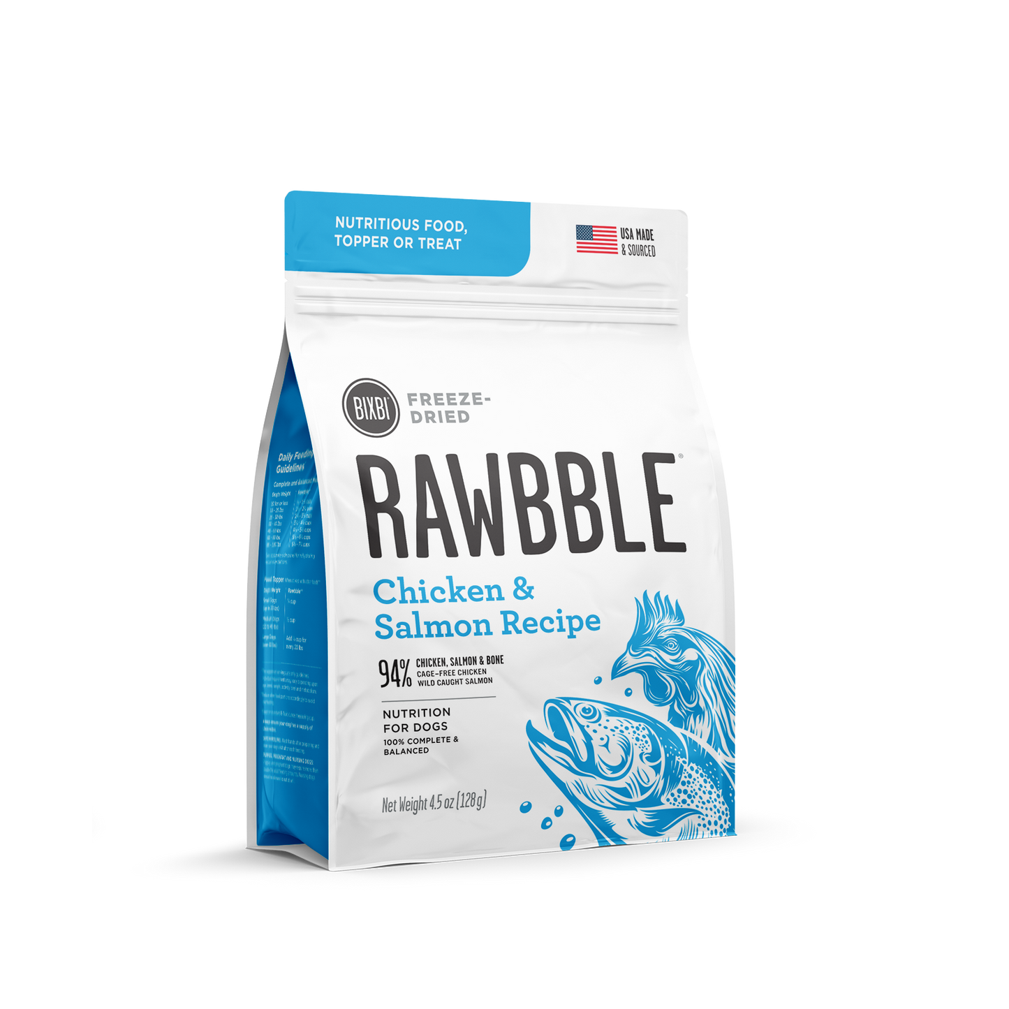 Bixbi Rawbble Raw Nutrition Natural Freeze-Dired Dog Treat BIXBI