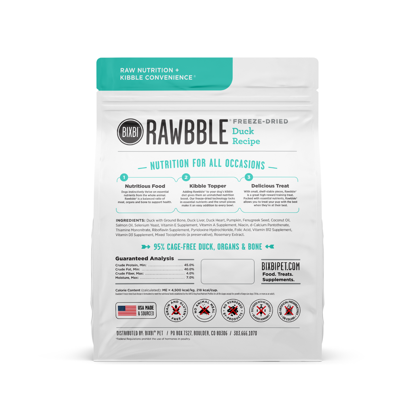 Bixbi RAWBBLE Healthy Dog Freeze-Dried Treat BIXBI