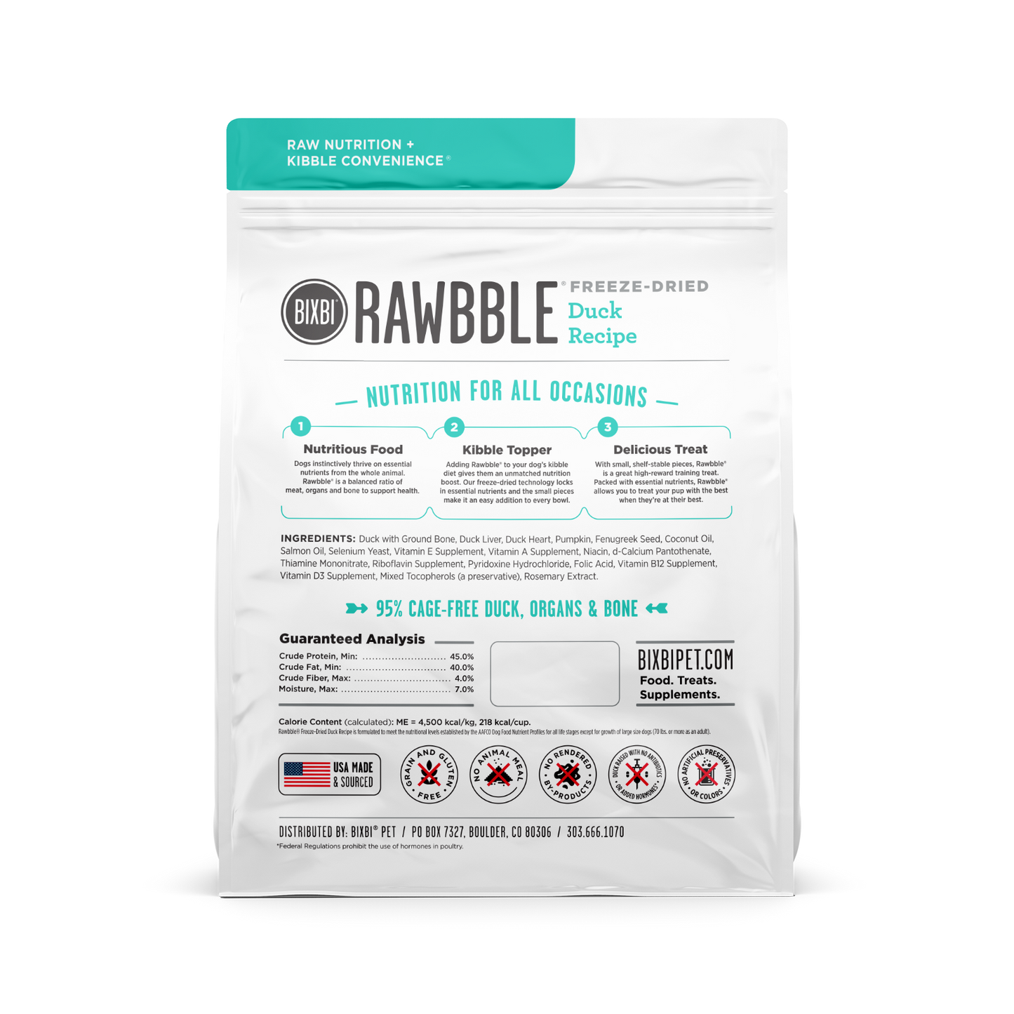 Bixbi RAWBBLE Healthy Dog Freeze-Dried Treat BIXBI