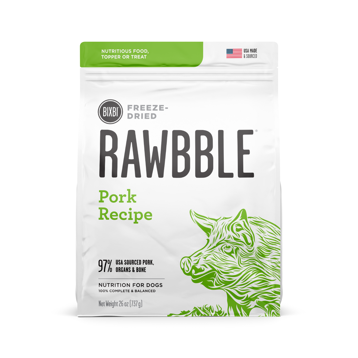 Bixbi Rawbble Natural Freeze-Dried Dog Treat BIXBI
