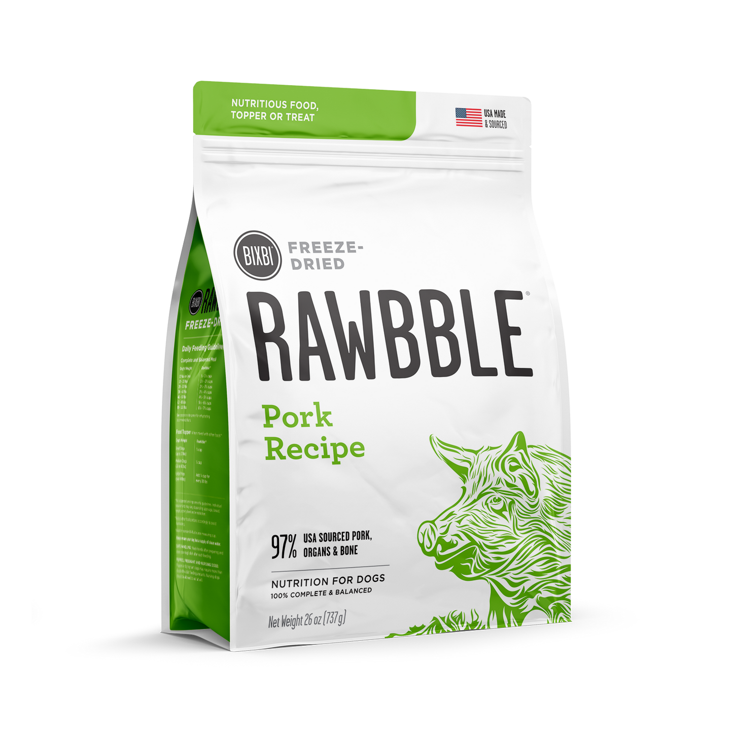 Bixbi Rawbble Natural Freeze-Dried Dog Treat BIXBI