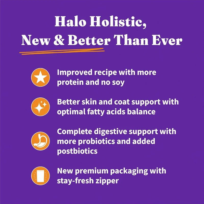Halo Holistic Grain Free Senior Dog Dry Food HALO