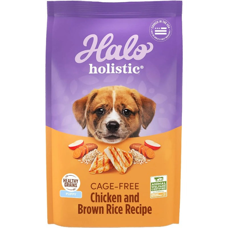 Halo Holistic Puppy Healthy Grains Dog Dry Food HALO