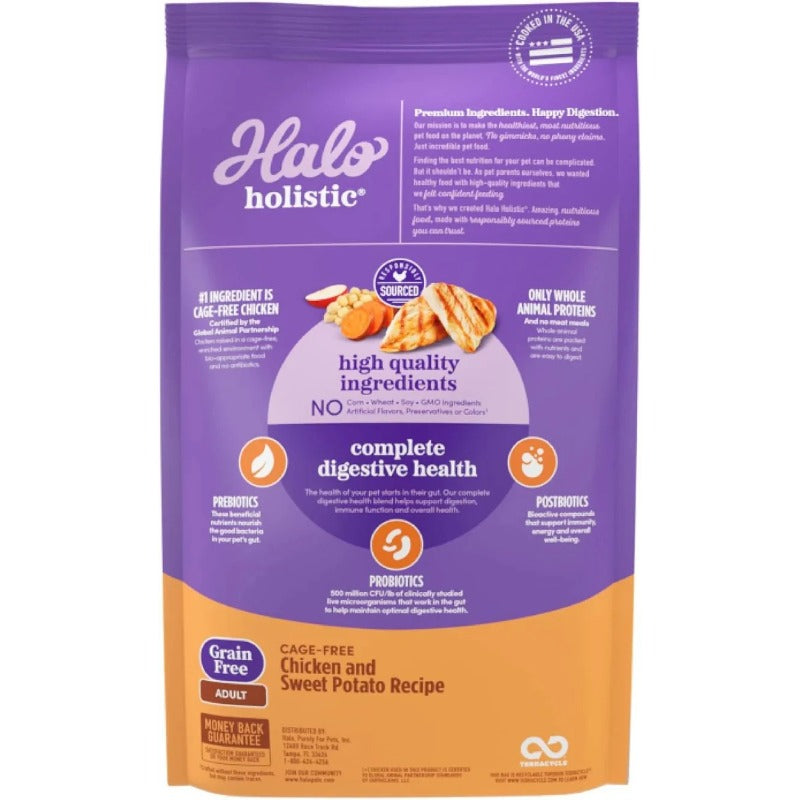 Halo Holistic Grain Free Adult Natural Dry Dog Food HALO