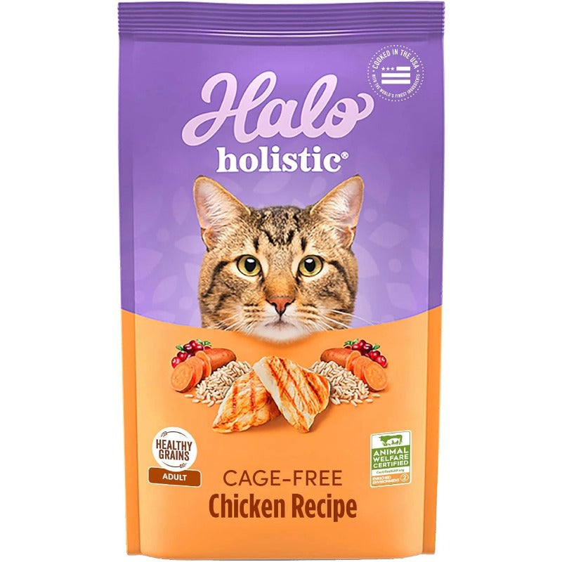 Halo Holistic Healthy Grains Adult Cat Dry Food Penyclub