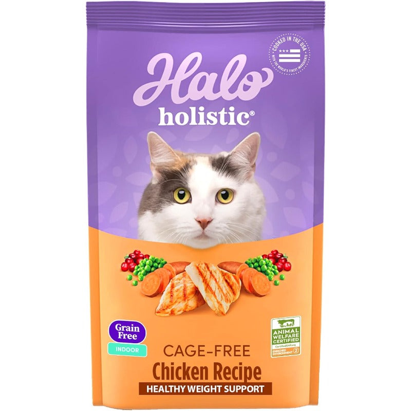 Halo Holistic Weight Control Grain Free Indoor Cat Dry Food HALO