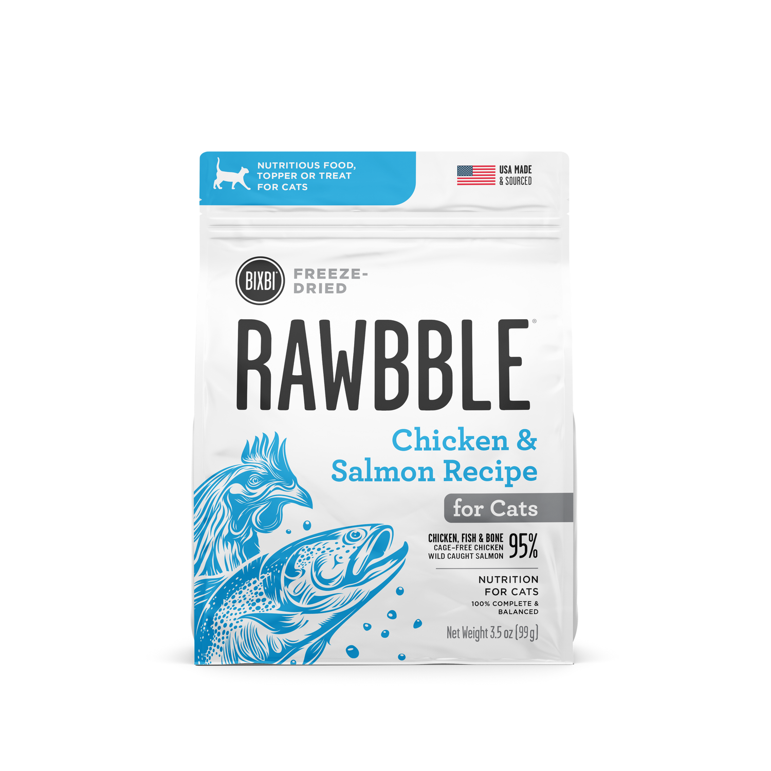 Bixbi Rawbble Healthy Raw Freeze-Dried Cat Treat BIXBI