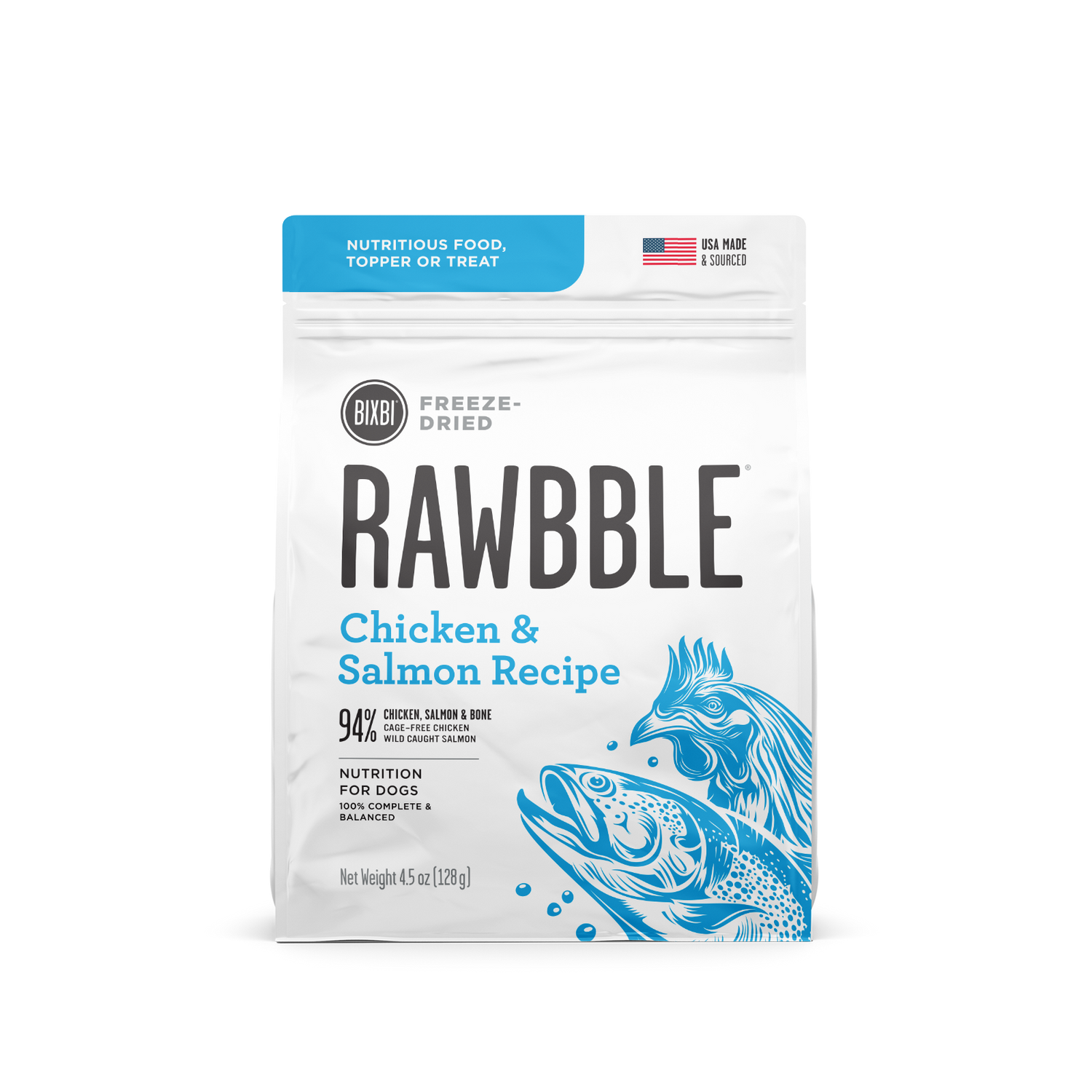 Bixbi Rawbble Raw Nutrition Natural Freeze-Dired Dog Treat BIXBI