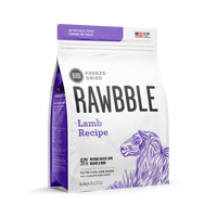 BIXBI Rawbble Lamb Recipe Freeze-Dried Dog Treat Food