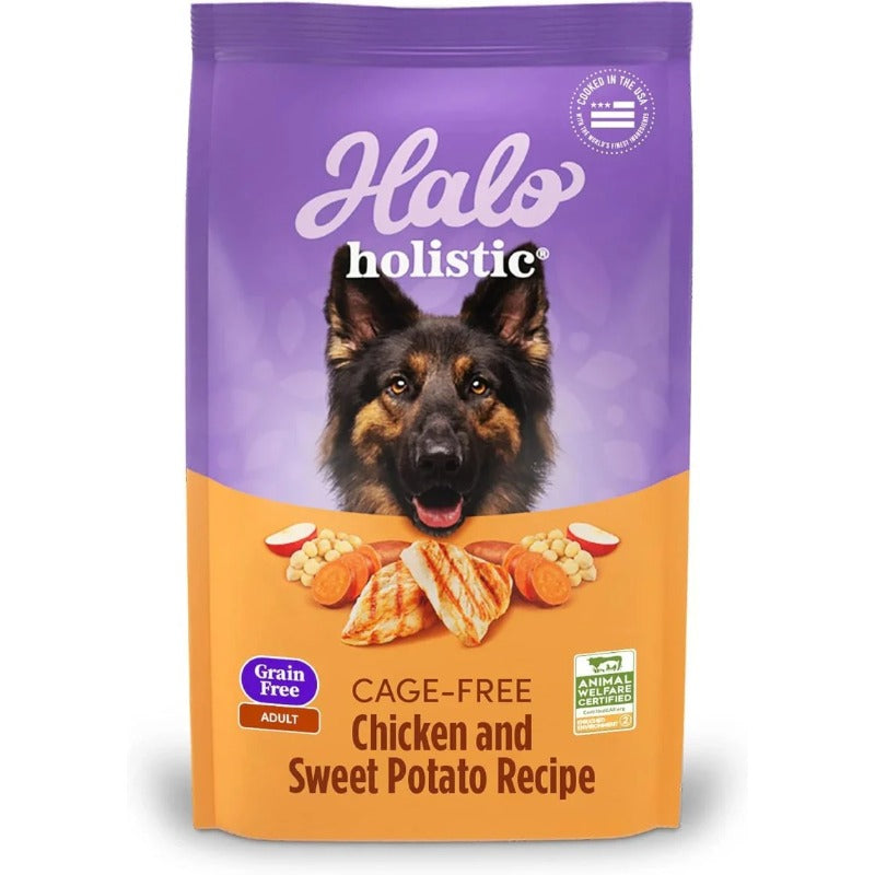 Halo Holistic Grain Free Adult Natural Dry Dog Food HALO