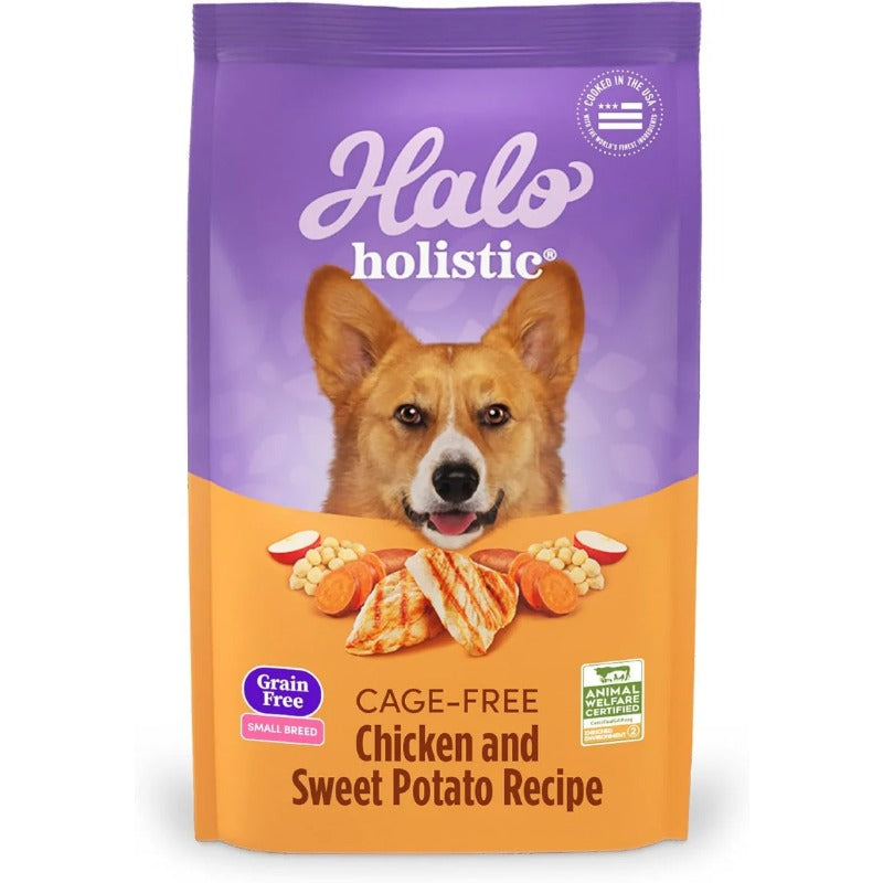 Halo Holistic Small Breed Grain Free Natural Dog Dry Food HALO